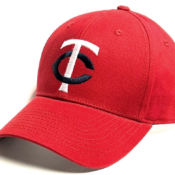 Minnesota Twins Other - Cap Mens, red and White Hat with TC Logo